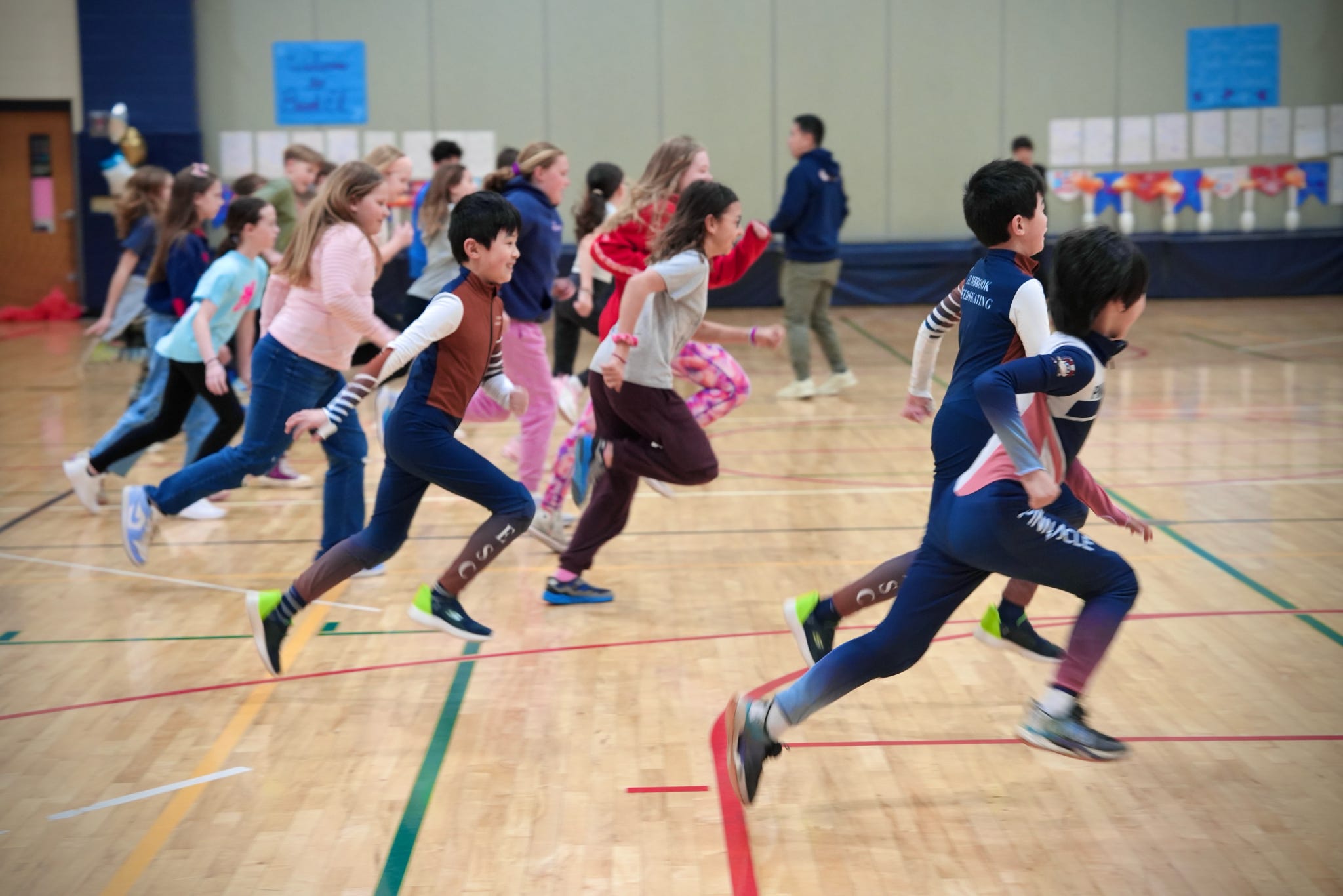 Speedskating in PE Class